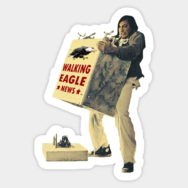 Chief Bromden Sticker by WalkingEagleNews